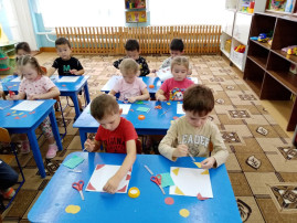 Занятие в средней группе. Занятие в средней группе.