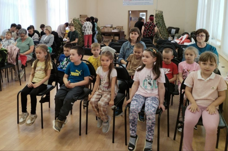 Дошколята на встрече с участниками СВО Дошколята на встрече с участниками СВО.